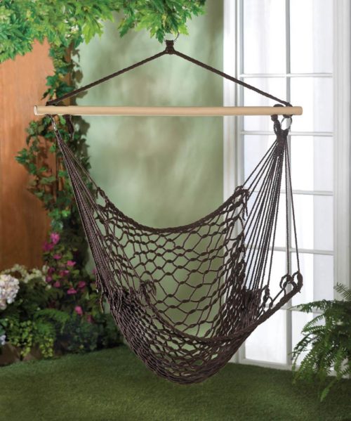 ESPRESSO HAMMOCK CHAIR