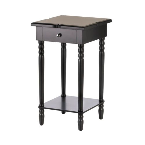 HAMPTON BLACK WOOD TABLE