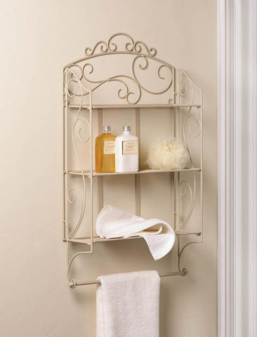 SCROLLWORK DISPLAY WALL SHELF