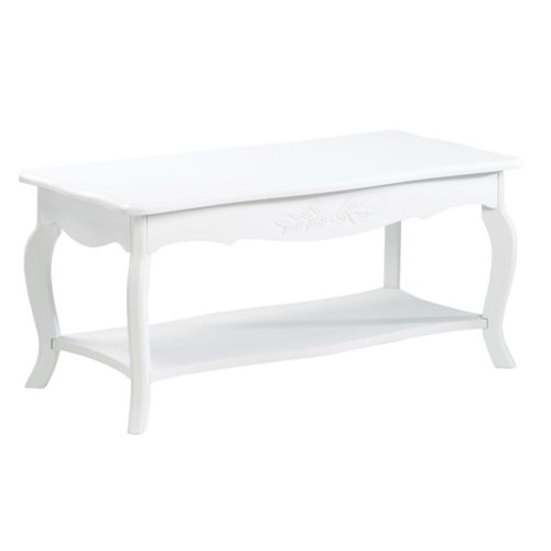 WHITE ELEGANT COFFEE TABLE