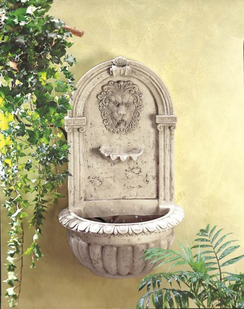 LION HEAD WALL FOUNTAIN